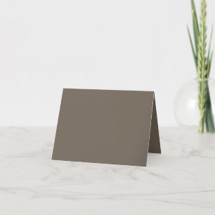 茶色の壁に黒と白の時計が付いたもの サンキューカード