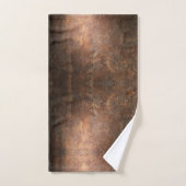 茶色の壁のテクスチャ バスタオルセット (ハンドタオル)