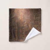 茶色の壁のテクスチャ バスタオルセット (ウォッシュタオル)