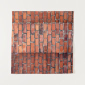 茶色の壁れんが タペストリー (正面(横))