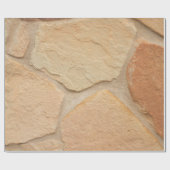 茶色の壁 ラッピングペーパー (フラット)