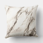 茶色の大理石の外観 クッション (裏面)