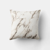 茶色の大理石の外観 クッション (裏面)
