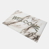 茶色の大理石の外観 ドアマット (アングル)