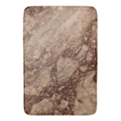 茶色の大理石サーフェス バスマット (正面縦)