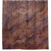 茶色の大理石シャワーカーテン シャワーカーテン (正面)