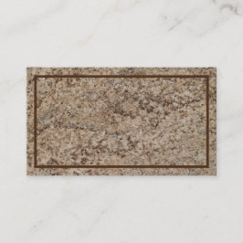 茶色の大理石加工された名刺 名刺