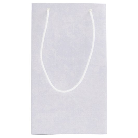 茶色の女性のカーボーイハットとピンクの花ありがとう スモールペーパーバッグ (裏面)