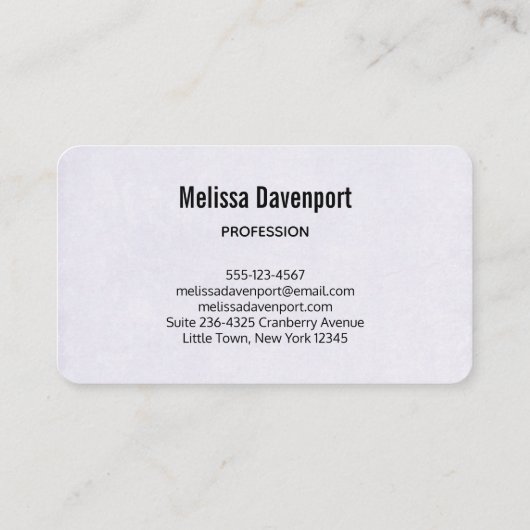 茶色の女性のカーボーイハットとピンクの花 名刺 (裏面)