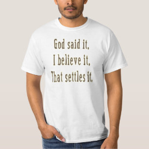 茶色の封筒に、神様はこう言った Tシャツ