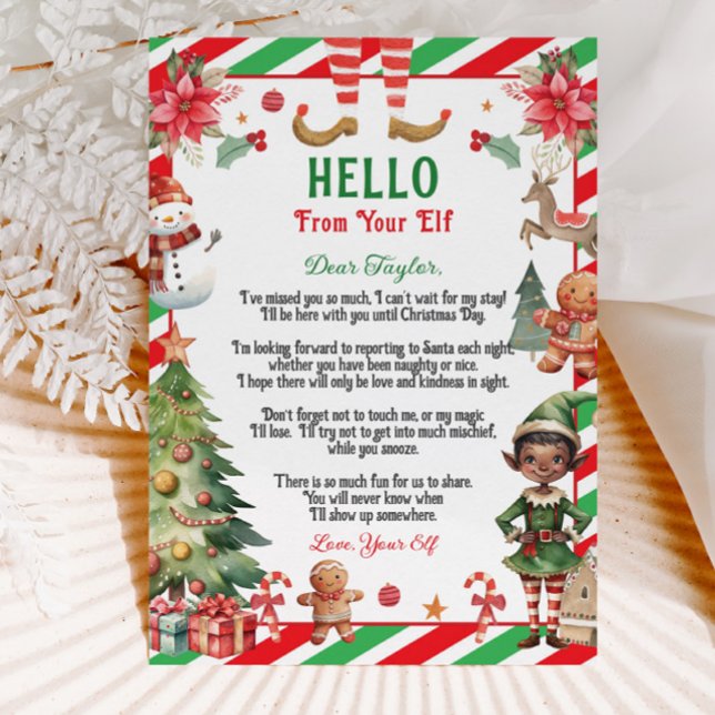 茶色の小妖精や小人リターン到着クリスマスレターからの小妖精や小人 (クリエイターアップロード済み)