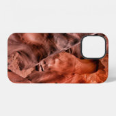 茶色の岩の形成 iPhoneケース (裏面横)