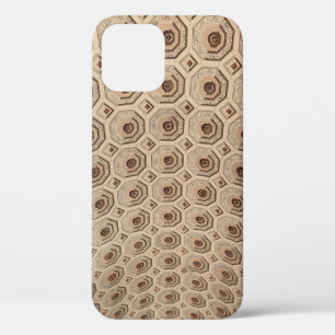 茶色の布 iPhone 12ケース
