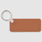 茶色の幸せな感謝祭トルコ キーホルダー (裏面)