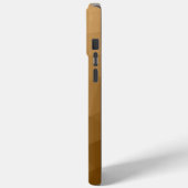 茶色の幾何グラデーションメッシュパターンモノグラム Case-Mate iPhoneケース (裏面 / 左)