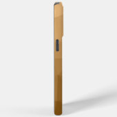 茶色の幾何グラデーションメッシュパターンモノグラム Case-Mate iPhoneケース (裏面 / 右)