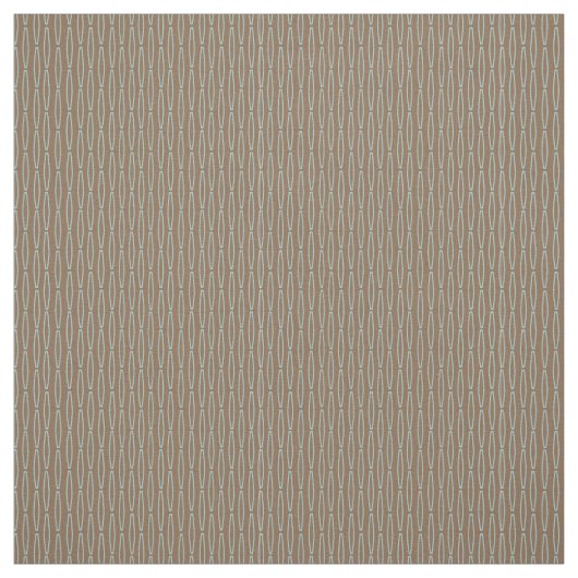 茶色の幾何反復 ファブリック (見本)