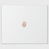 茶色の幾何学的な斑点を特徴とする対称デザイン ラッピングペーパー (フラット)