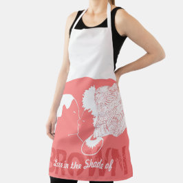 茶色の愛 エプロン