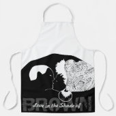 茶色の愛 エプロン (正面)