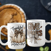 茶色の感謝祭セラミックマグカップの色合い コーヒーマグカップ