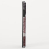 茶色の手を編んだストライプみすぼらしいシックなヴィンテージ Case-Mate iPhoneケース (裏面/右)