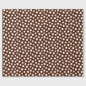 茶色の折り返し紙 ラッピングペーパー (フラット)