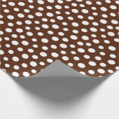 茶色の折り返し紙 ラッピングペーパー (角)