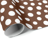 茶色の折り返し紙 ラッピングペーパー (ロールコーナー)