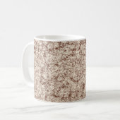 茶色の抽象芸術グランジの背景は抽象的で古代の コーヒーマグカップ (正面左)