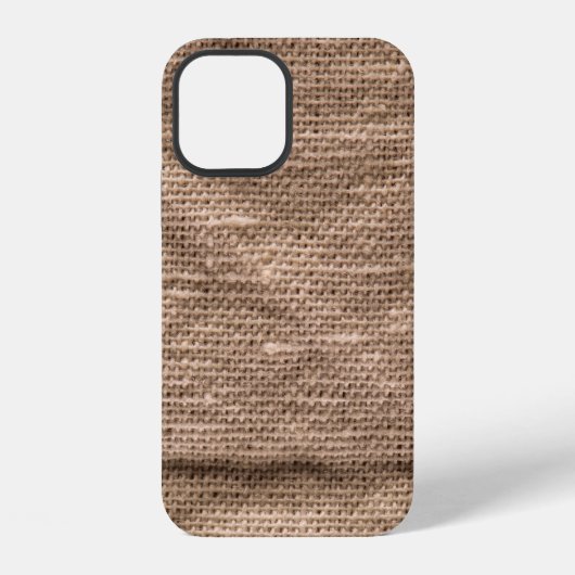 茶色の抽象芸術背景に折り目を付けます。 iPhoneケース (裏面)