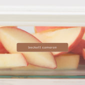 茶色の接着剤の名前 ラベル (貼付)