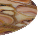 茶色の斑点のあるオニキス カッティングボード (角)