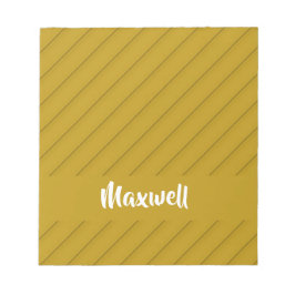 茶色の斜めのプラスチックのテクスチャ名前をカスタムする ノートパッド