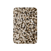 茶色の曲がり穴を動かし、黒と白 バスマット (正面縦)