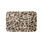 茶色の曲がり穴を動かし、黒と白 バスマット (正面)