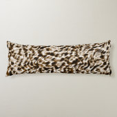 茶色の曲がり穴を動かし、黒と白 ボディピロー (正面)