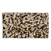 茶色の曲がり穴を動かし、黒と白 枕カバー (裏面-右)