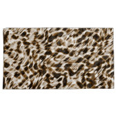 茶色の曲がり穴を動かし、黒と白 枕カバー (正面右)