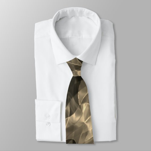 茶色の曲線三角形または波紋。 ネクタイ (タイ)