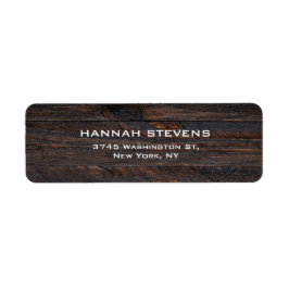 茶色の木のテクスチャプロフェッショナルエレガントモダン ラベル