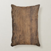 茶色の木のテクスチャ抽象芸術の背景 アクセントクッション (正面(垂直))