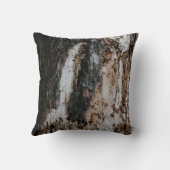 茶色の木の丸太 クッション (裏面)