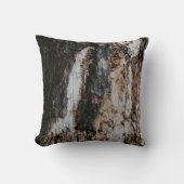 茶色の木の丸太 クッション (正面)