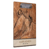 茶色の木の外観 クリップボード (右)