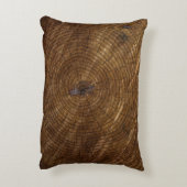茶色の木の幹 アクセントクッション (裏面(縦))