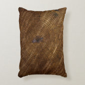 茶色の木の幹 アクセントクッション (正面(垂直))