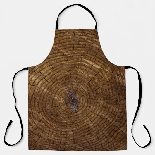 茶色の木の幹 エプロン (正面)