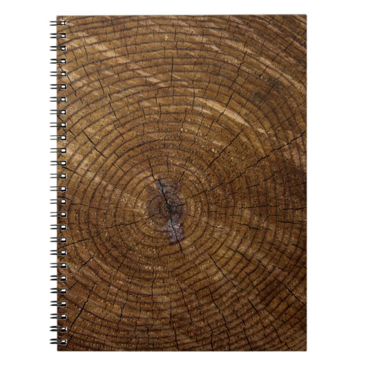 茶色の木の幹 ノートブック (正面)