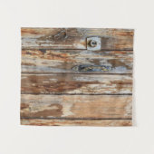 茶色の木の板の写真を閉じる タペストリー (正面(横))